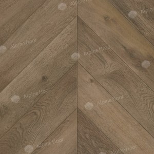 Кварц-винил SPC Alpine Floor ECO 18-4 Дуб Насыщенный Chevron